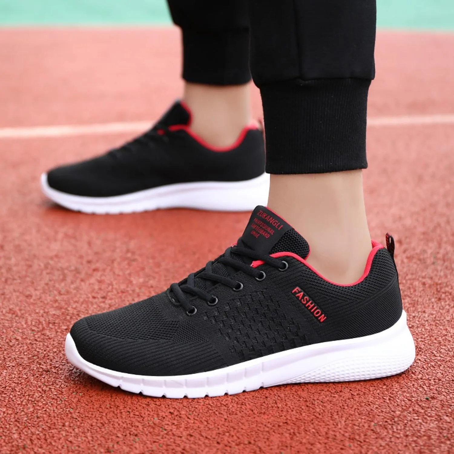 Slip on Walking Shoes for Men Casual Dressy Memory Foam Breathable Mesh Fashion Sneakers Non Slip Travel Jogging Training Gym Shoes Wide Width