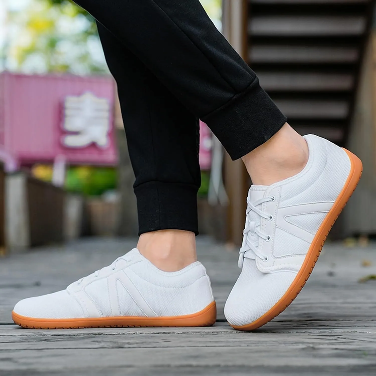 Slip on Walking Shoes for Men Comfortable Memory Foam Ultra Lightweight Breathable Fashion Sneakers Lace Up Non Slip Arch Support Vacation Training Gym Shoes Wide Width