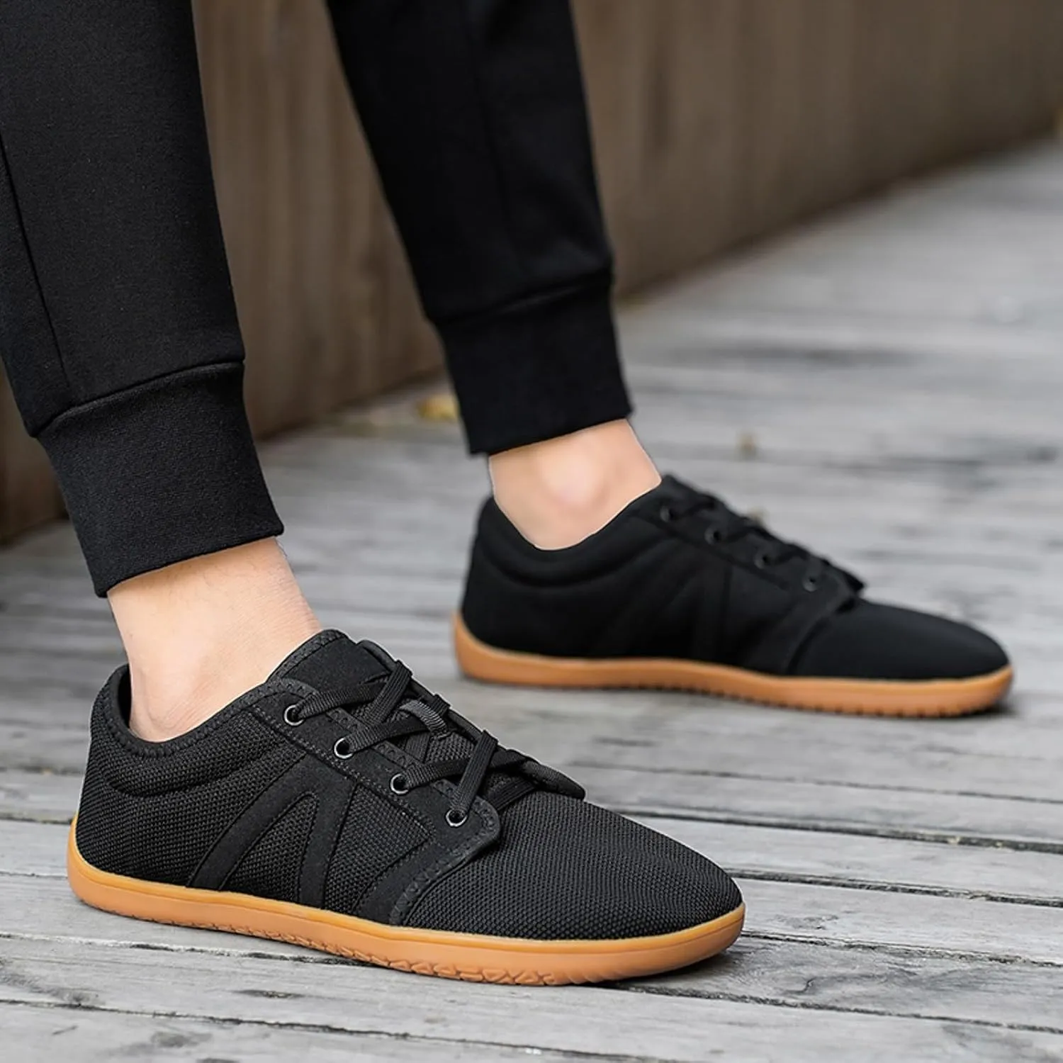 Slip on Walking Shoes for Men Comfortable Memory Foam Ultra Lightweight Breathable Fashion Sneakers Lace Up Non Slip Arch Support Vacation Training Gym Shoes Wide Width