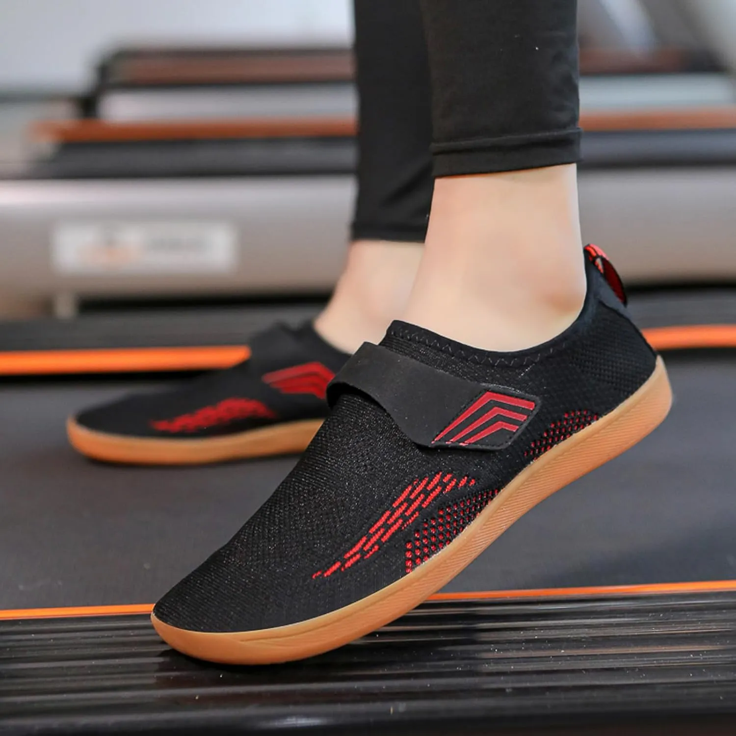 Slip on Walking Shoes for Men Comfy Knitted Memory Foam Breathable Fashion Sneakers Non Slip Travel Jogging Training Gym Shoes Wide Width