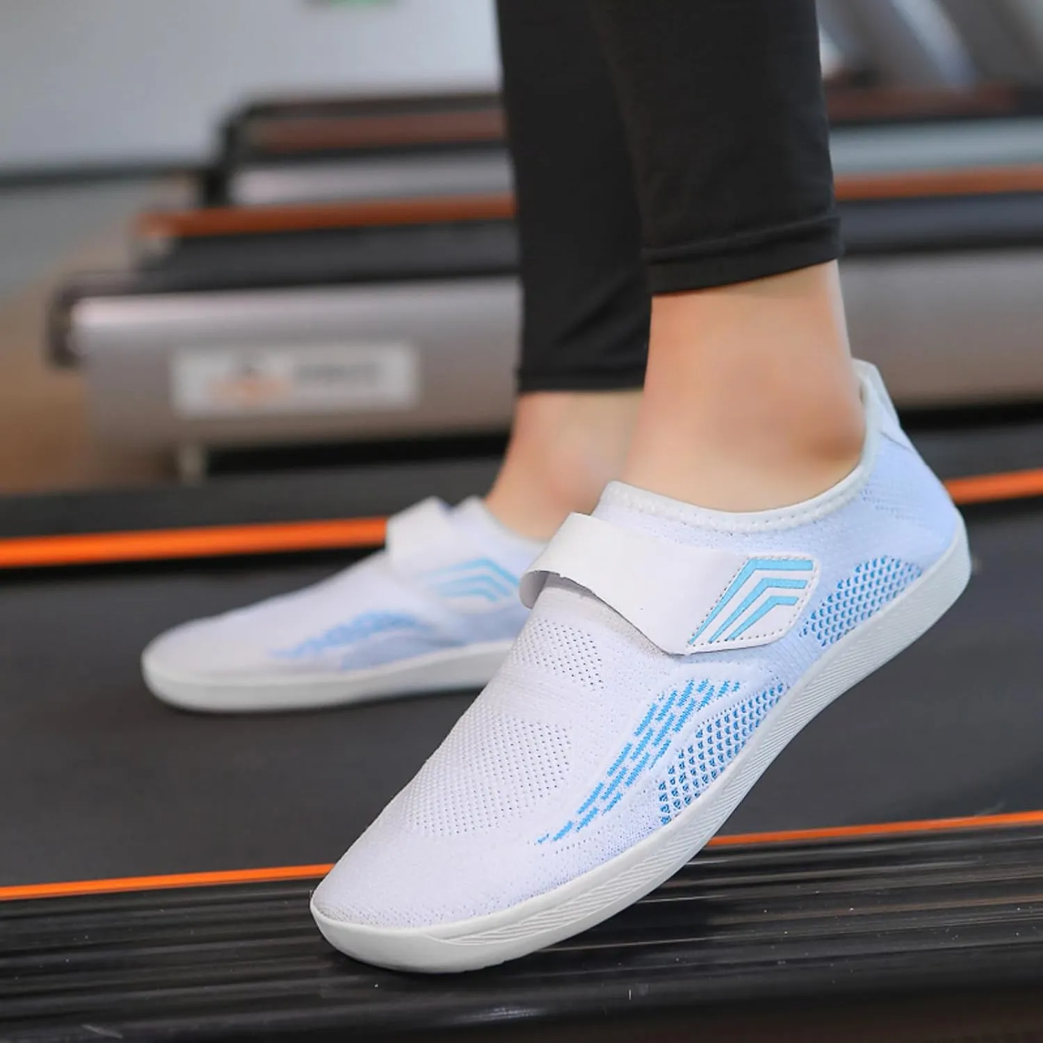 Slip on Walking Shoes for Men Comfy Knitted Memory Foam Breathable Fashion Sneakers Non Slip Travel Jogging Training Gym Shoes Wide Width