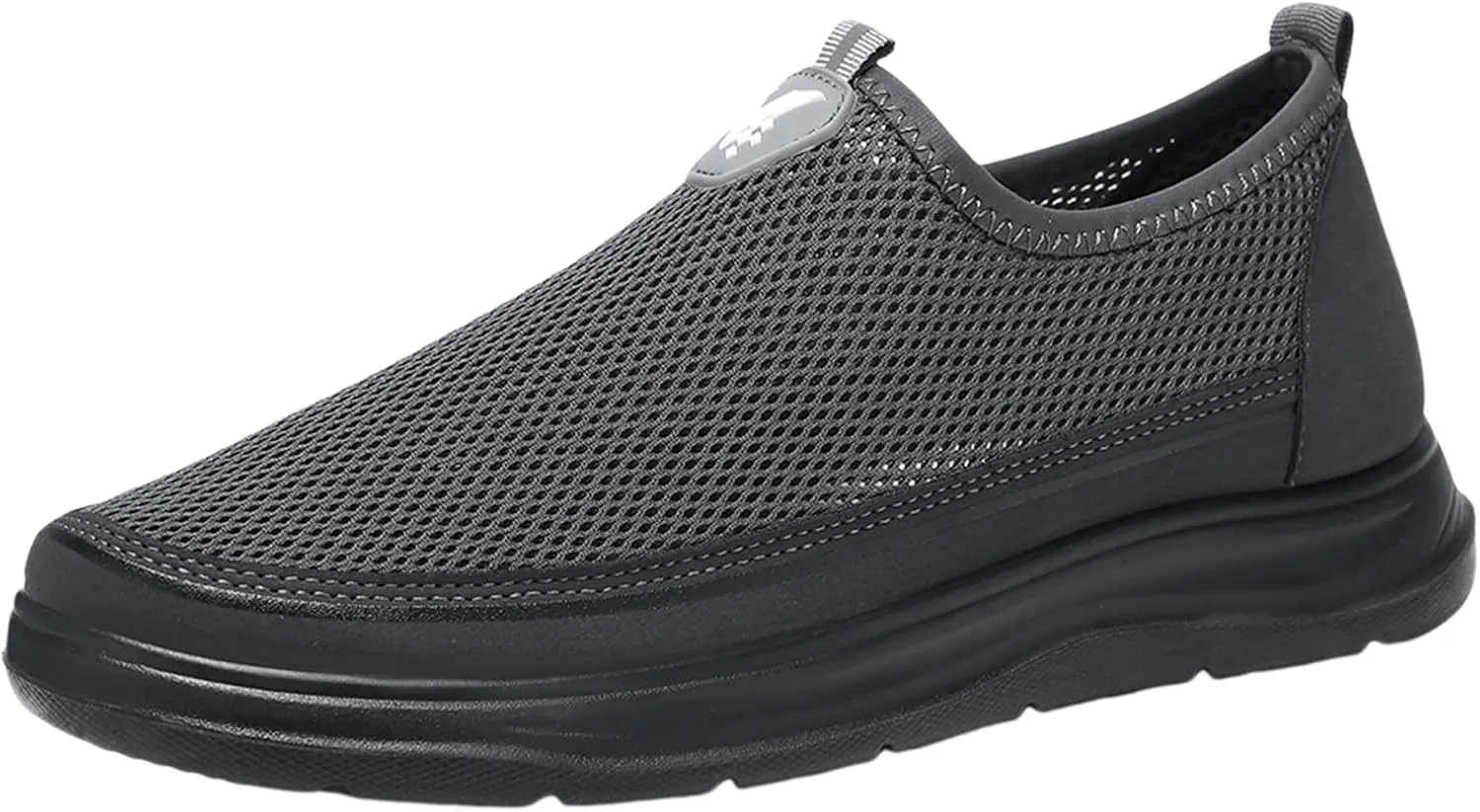 Slip on Walking Shoes Men Comfortable Memory Foam Ultra Lightweight Breathable Fashion Sneakers Non Slip Travel Jogging Training Gym Shoes Wide Width