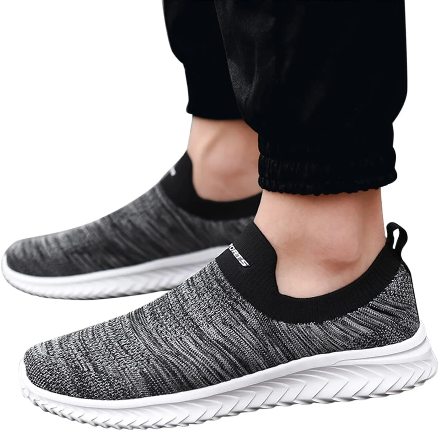 Sneakers for Women Running Shoes Slip On Casual Tennis Shoes Men Fashion Ladies Casual Shoes Black Sneakers White Tennis Shoe Loafers Dress Shoe