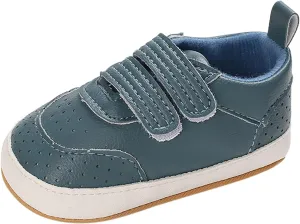 Spring and Summer Children Baby Toddler Shoes Boys and Girls Casual Shoes Flat Bottom Light Breathable Comfortable Solid Color Hook Loop Toddler Shoes Size 9