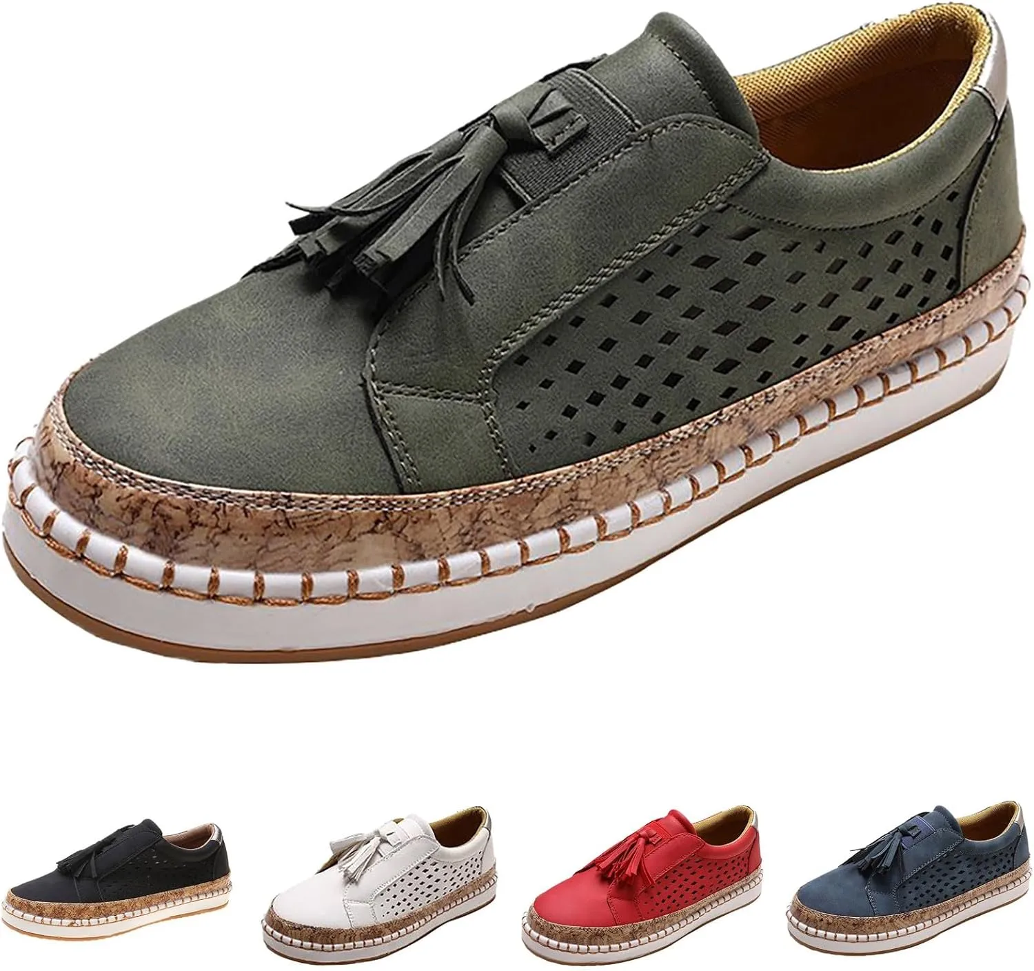 Tennis Shoes Womens Arch Support Dress Casual Shoes Women Shoes Sneakers Slip On Sneakers Walking Tennis Shoe Waterproof Tennis Shoe Loafers Casual Slip On