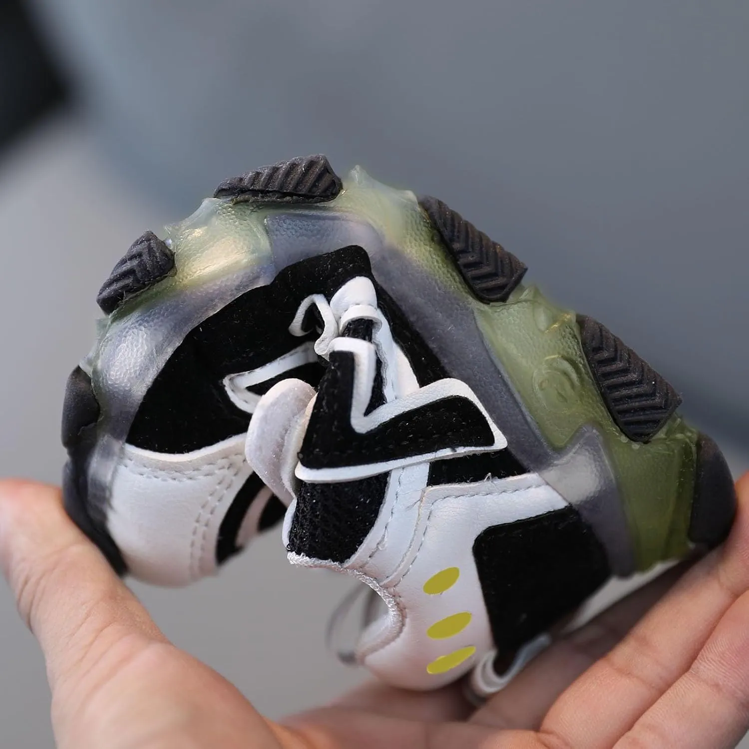 Toddler Boys Girls Light Up Hook Loop Sneaker Baby Mesh Breathable Soft Soled Non Slip Shoes Fashion Casual Shoes