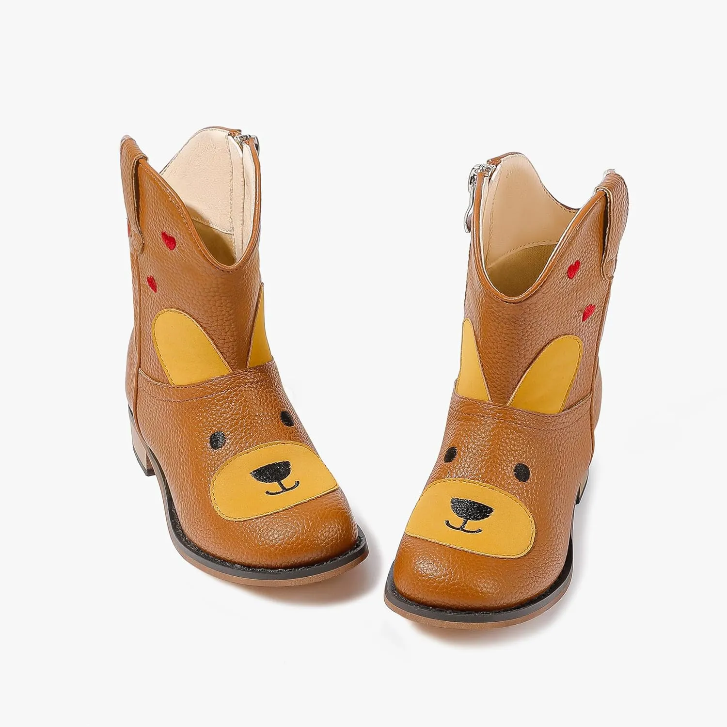 Toddler Girls Cowgirl Boots Cowboy Boots for Boys Little Kids Boot Animal Zipper Ankle Western Riding Shoes Birthday Party Wedding