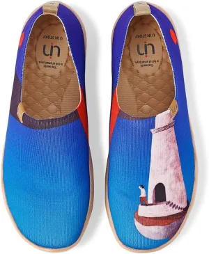 UIN Men's Loafers Lightweight Knitted Sneakers Walking Casual Slip Ons Funny Style Art Painted Travel Shoes Beacon for You (7)