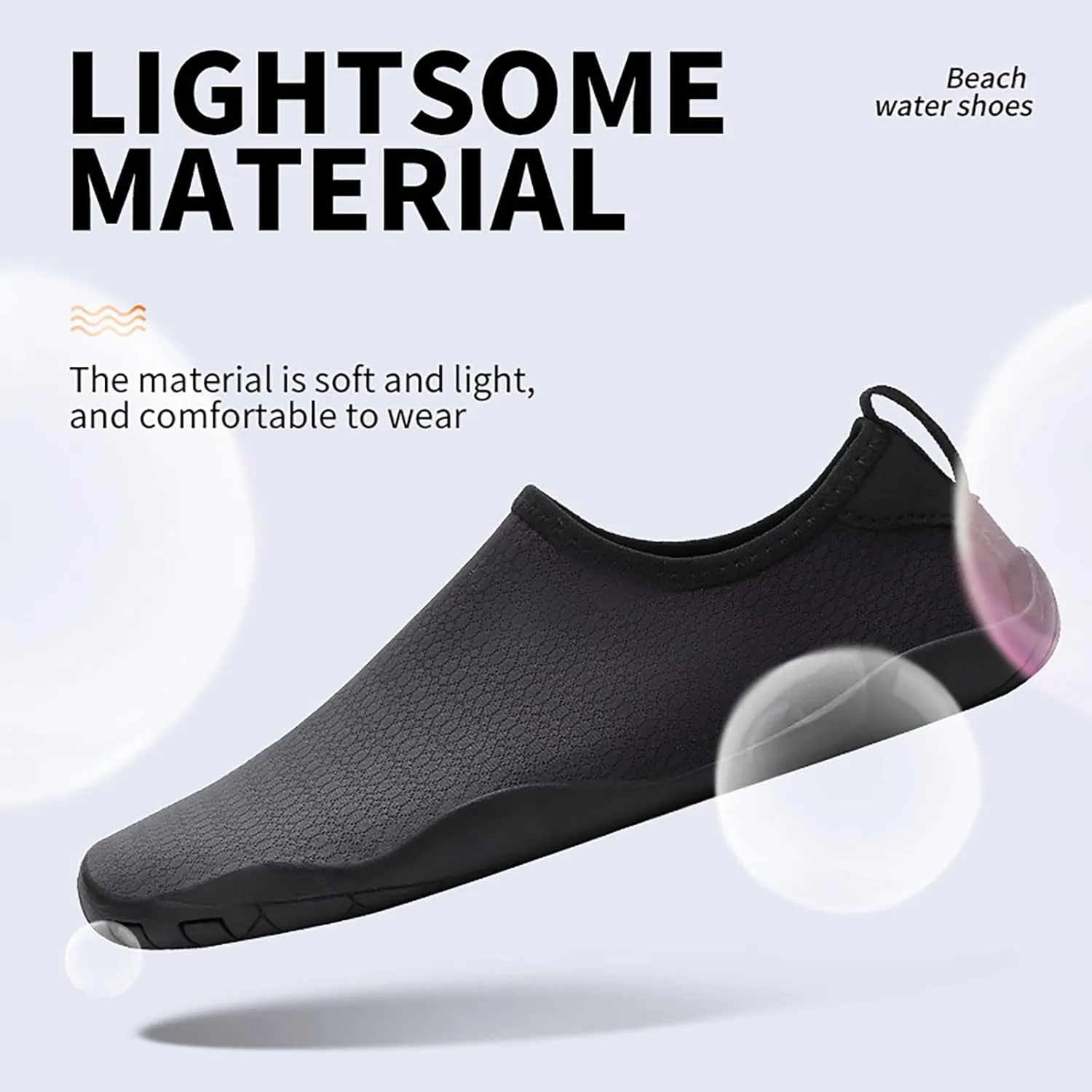 Water Shoes for Swimming Beach Pool Surf Yoga Quick Dry Aqua Barefoot Women Men Lightweight Non Slip Breathable Outdoor Activities