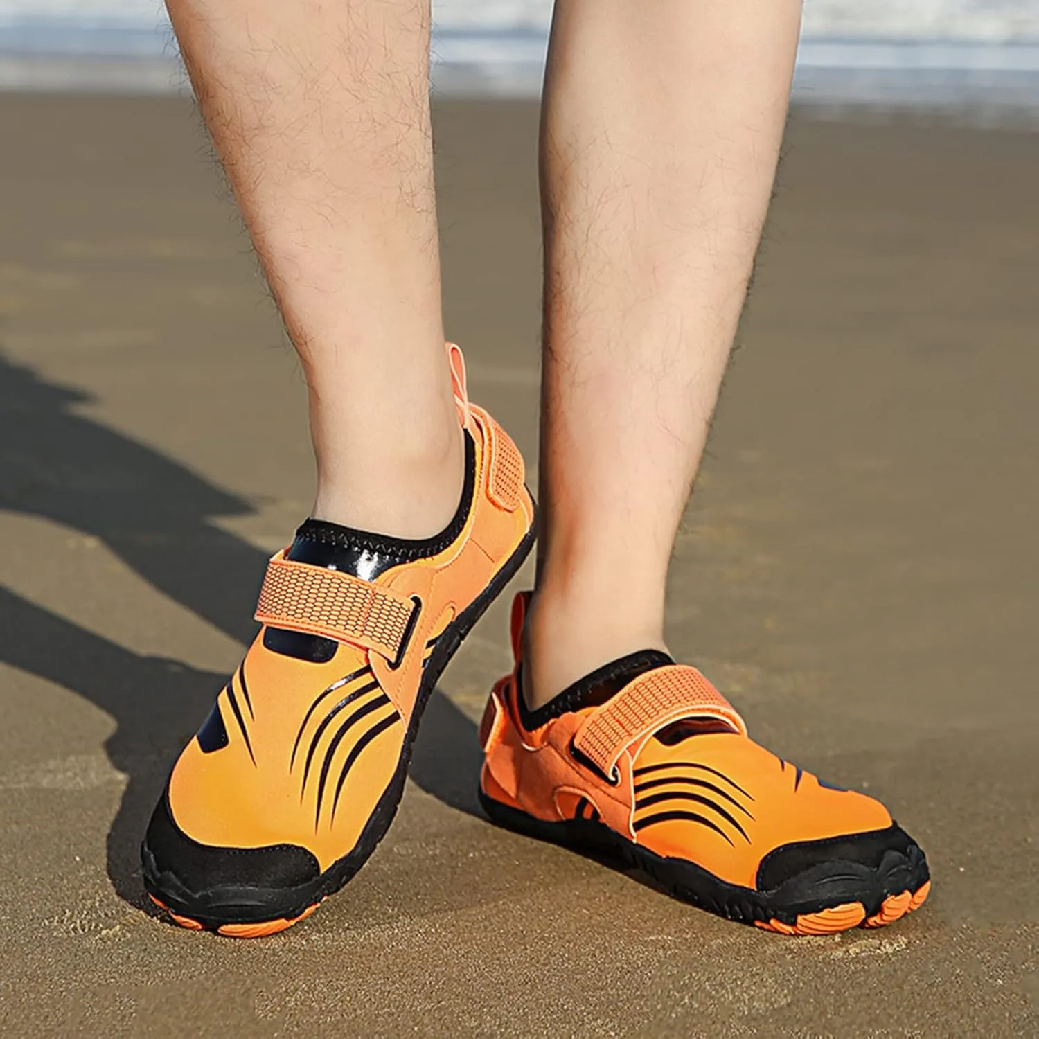 Water Shoes Men Wide Toe Box Quick Drying Slip On Barefoot for Pool Beach Surf Walk Water Yoga