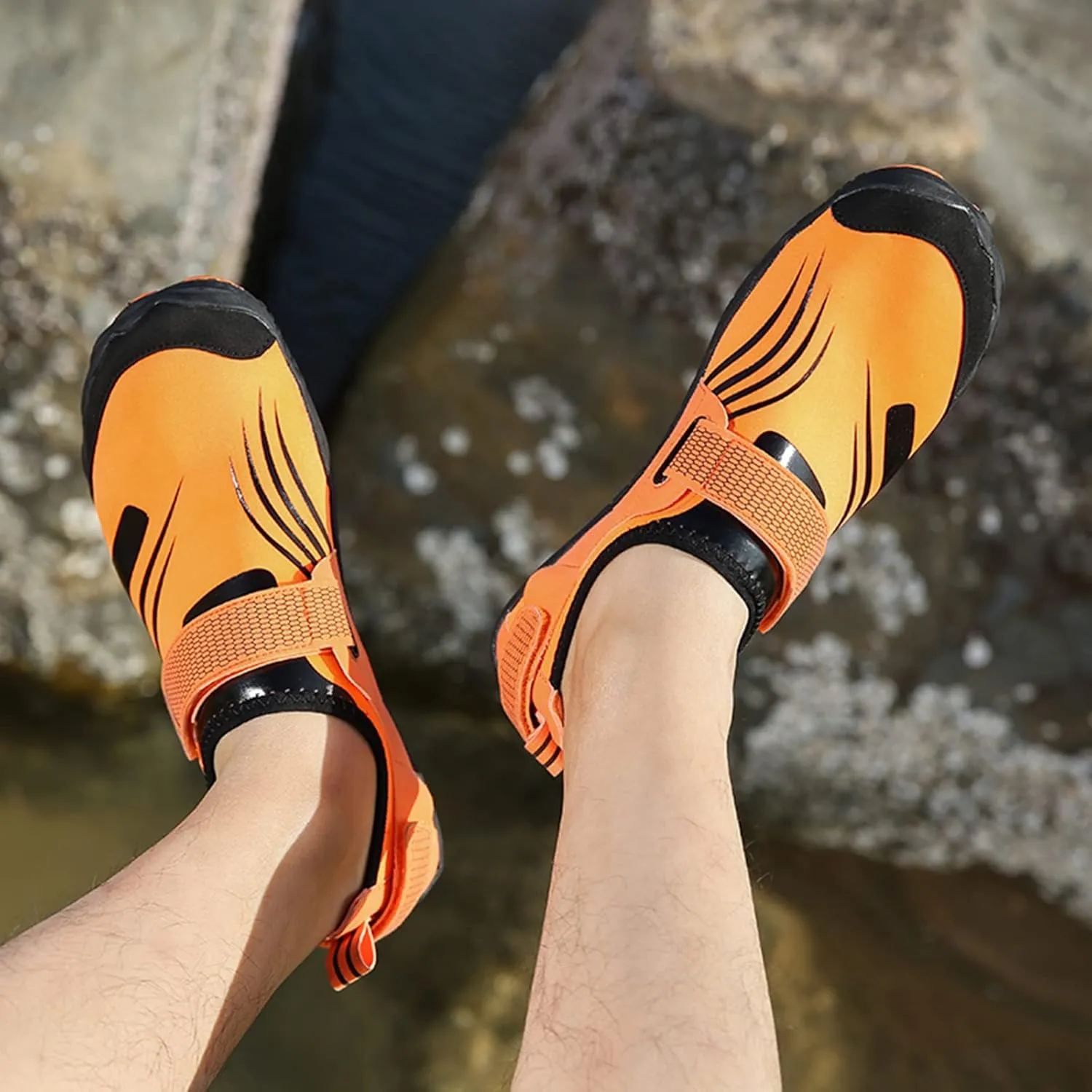 Water Shoes Men Wide Toe Box Quick Drying Slip On Barefoot for Pool Beach Surf Walk Water Yoga