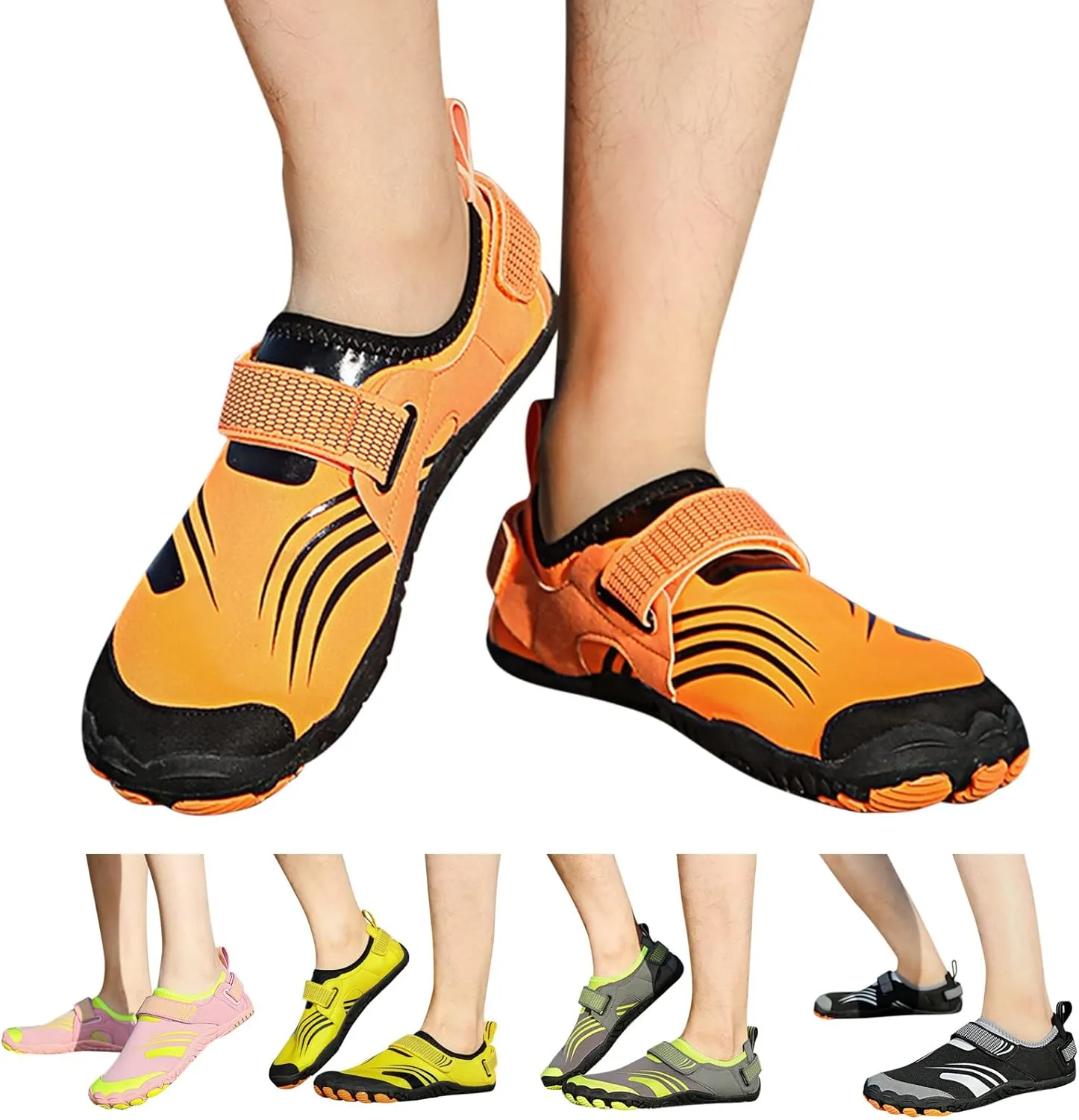 Water Shoes Men Wide Toe Box Quick Drying Slip On Barefoot for Pool Beach Surf Walk Water Yoga