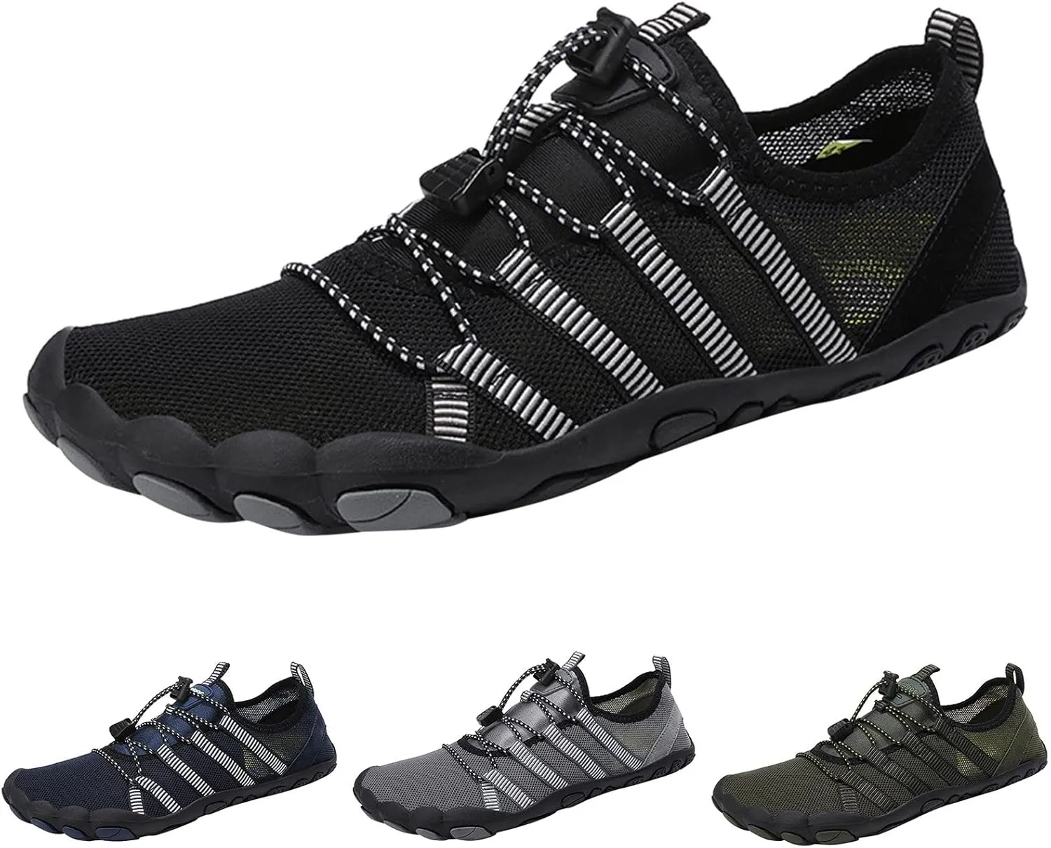 Water Shoes Men Wide Width Breathable Barefoot Shoes Water Hiking Shoes for Men Water Shoes for Women Wide Width Quick Drying Sports Aqua Shoes for Pool Beach Surf Walking Water Park