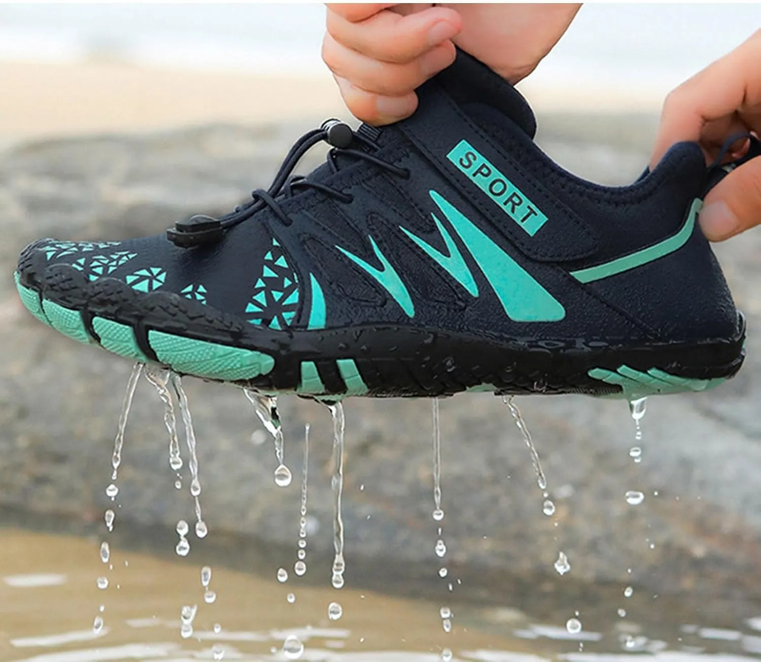 Water Shoes Women Men Quick Dry Aqua Barefoot Beach Swim Pool Surf Yoga Hiking Kayaking Lightweight Non Slip Outdoor Sport Shoes