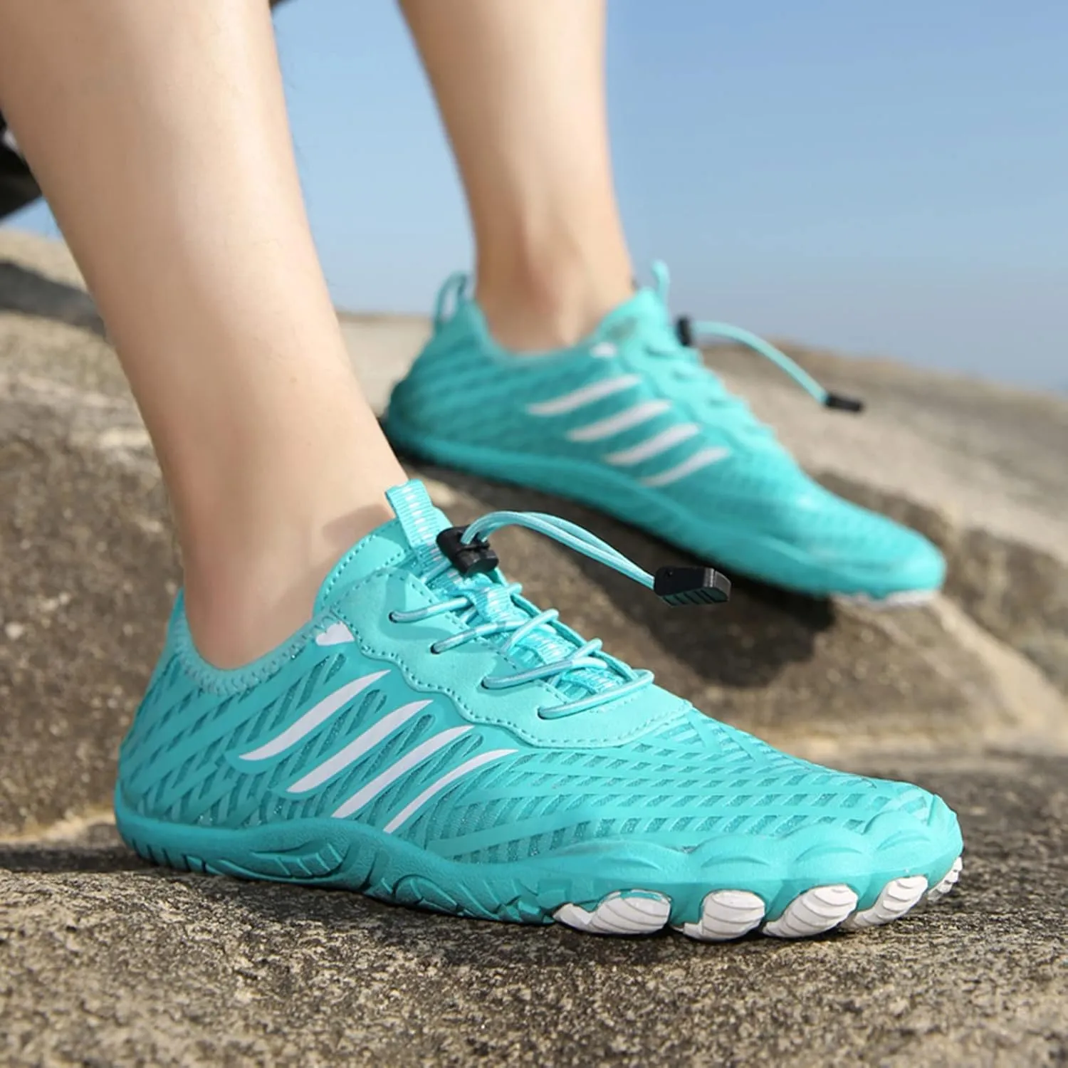 Water Sports Shoes Mens Womens Quick Dry Barefoot Aqua Swim Beach Pool Surf Hiking Kayaking Diving Yoga Breathable Design