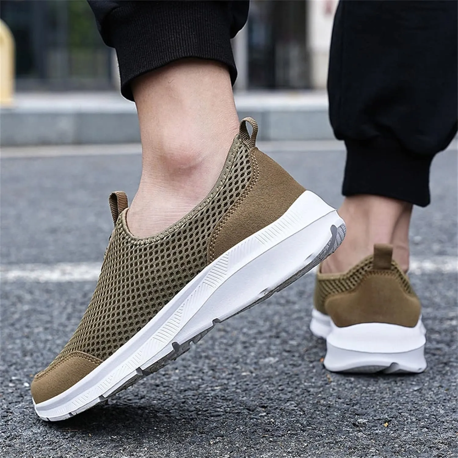 Wedges Sneakers for Women Pull On Sneakers Womens with Good Arch Support Black Shoes Women Dressy Closed Toe Black High Top Sneakers for Women Black Non Slip Tennis Shoes for Women