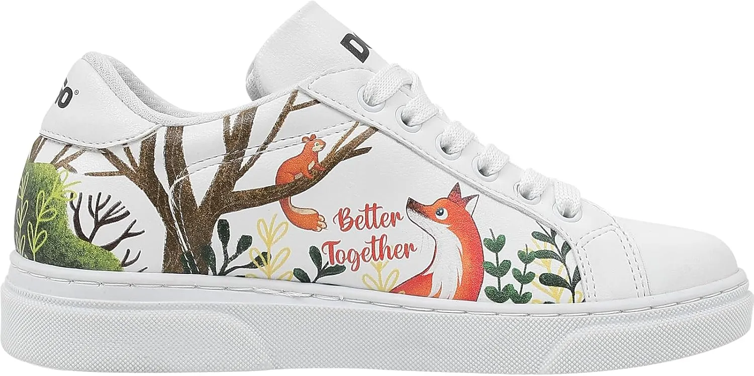 White Sneakers for Kids - Vegan Leather and Unique Design Fashion Sneakers for Kids
