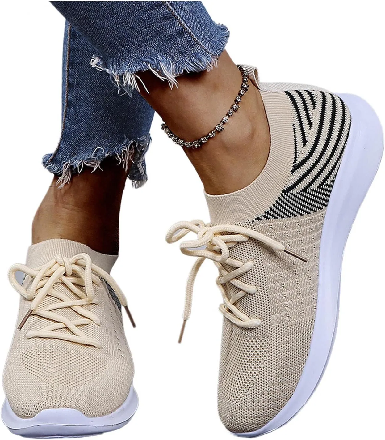 White Sneakers for Women Fashion Sneakers for Women Chunky Sneakers for Women Running Shoes for Women Fashion Comfy Walking Shoes Outdoor Sneaker Sport Shoes