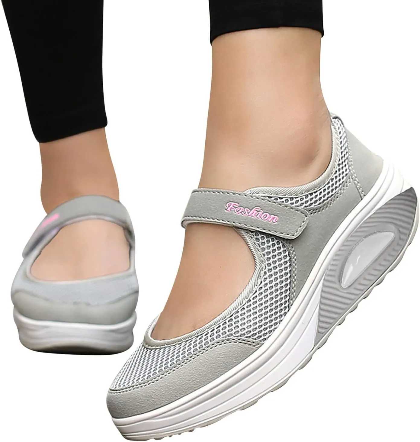 White Sneakers for Women Zapatos De Mujer De Vestir Comodos Walking Shoes for Women 2023 Plantar Fasciitis Work Shoes Women Non Slip Women Lightweight Walking Shoes 7.5