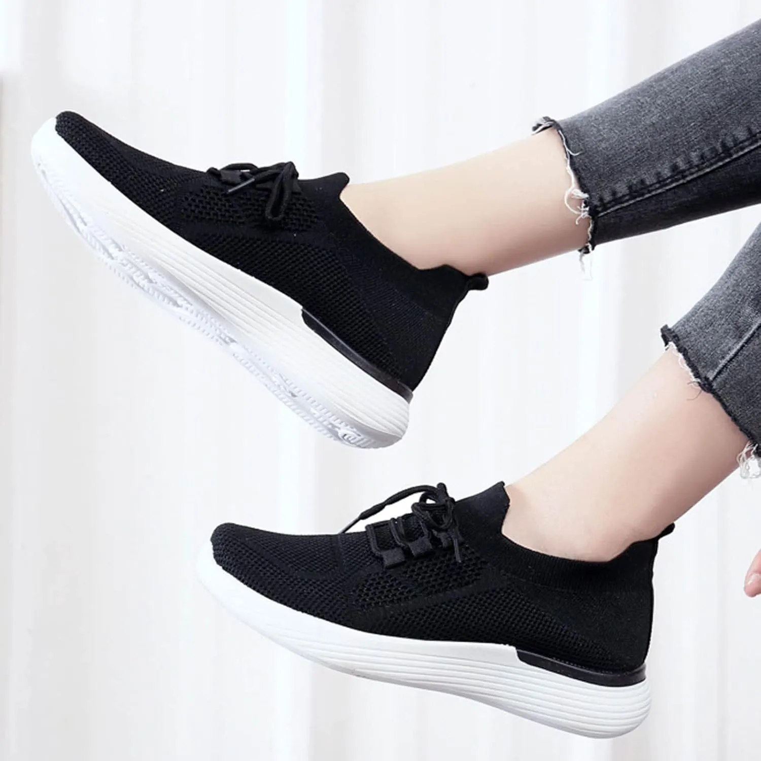 Wide Width High Top Slip On Sneakers for Women Zapatos De Trabajo Confortables para Mujer Walking Shoes for Women Slip Ons Womens Sneakers Platform Zapatos De Trabajo para Mujer Antideslizante Cross