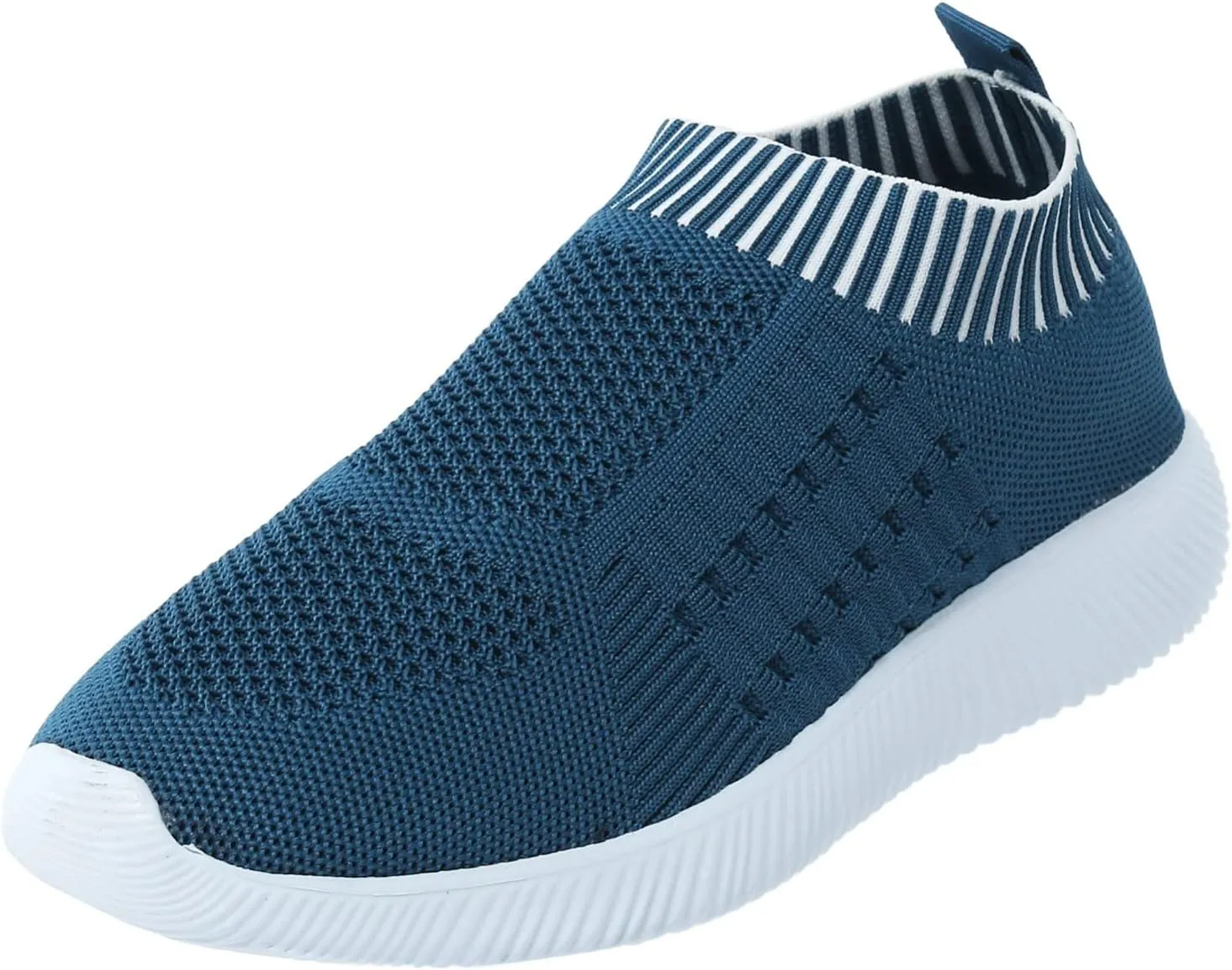 Women Slip On Sneakers Lightweight Walking Shoes Breathable Mesh Casual Comfortable Flats Non Slip Loafers