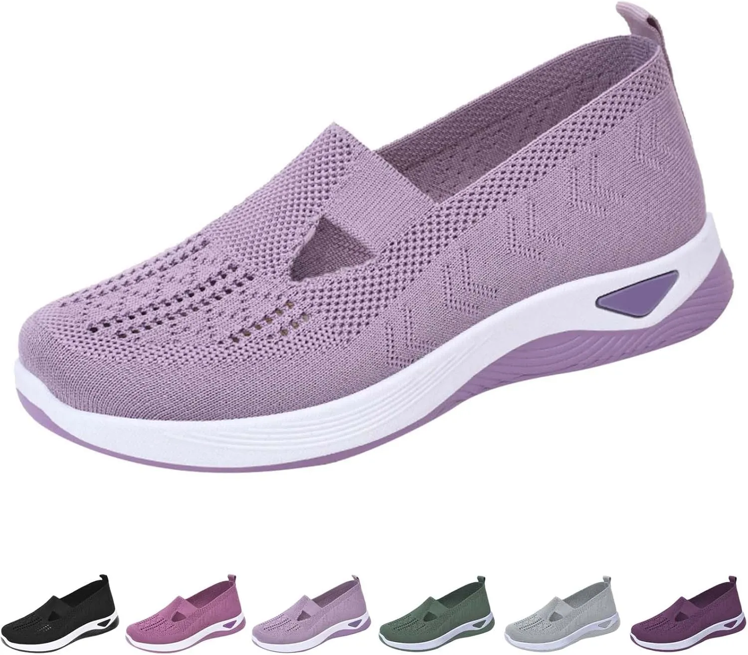 Women Walking Shoes Sock Sneakers Slip-On Breath Mens Tennis Shoes Mesh Men's Casual Shoes Women's Fashion Sneakers Black Tennis Shoe Trainers Shoe