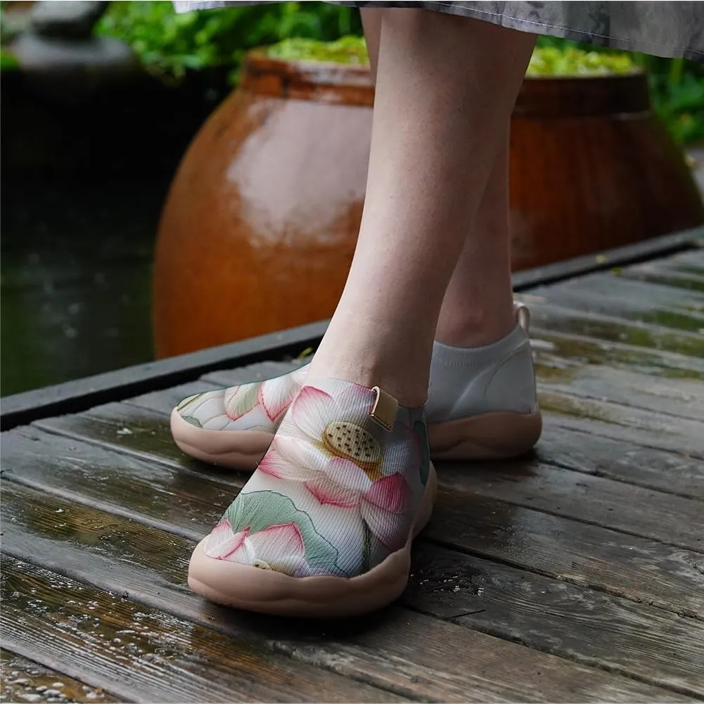 Women's Art Travel Sneakers Colorful Comfortable Slip On Shoes Casual Floral Stylish Everyday Loafers