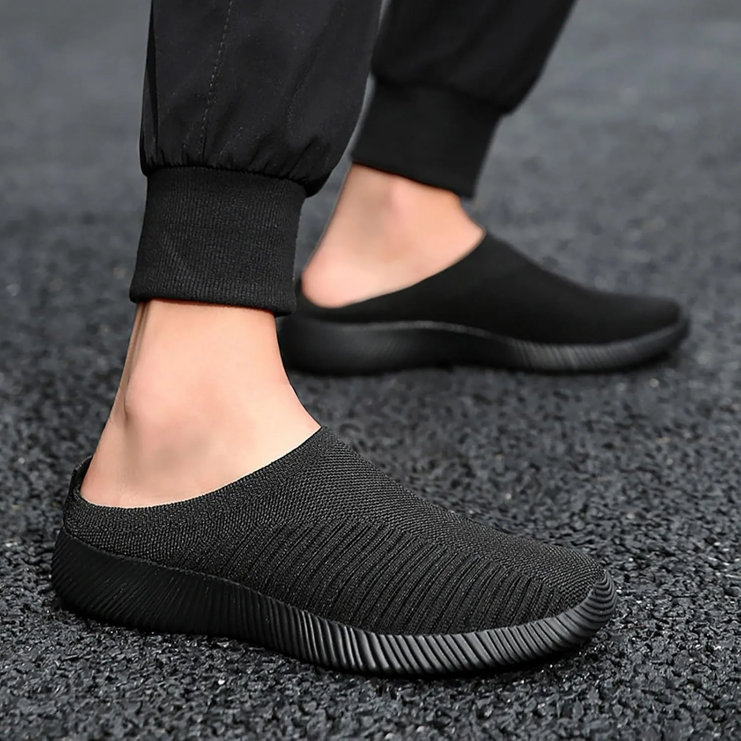 Women's Backless Slip on Mesh Sneakers Shoes Mens Casual Shoes Arch Support Women's Casual Shoes Women Shoes Sneakers White Tennis Shoe Trainers Shoe