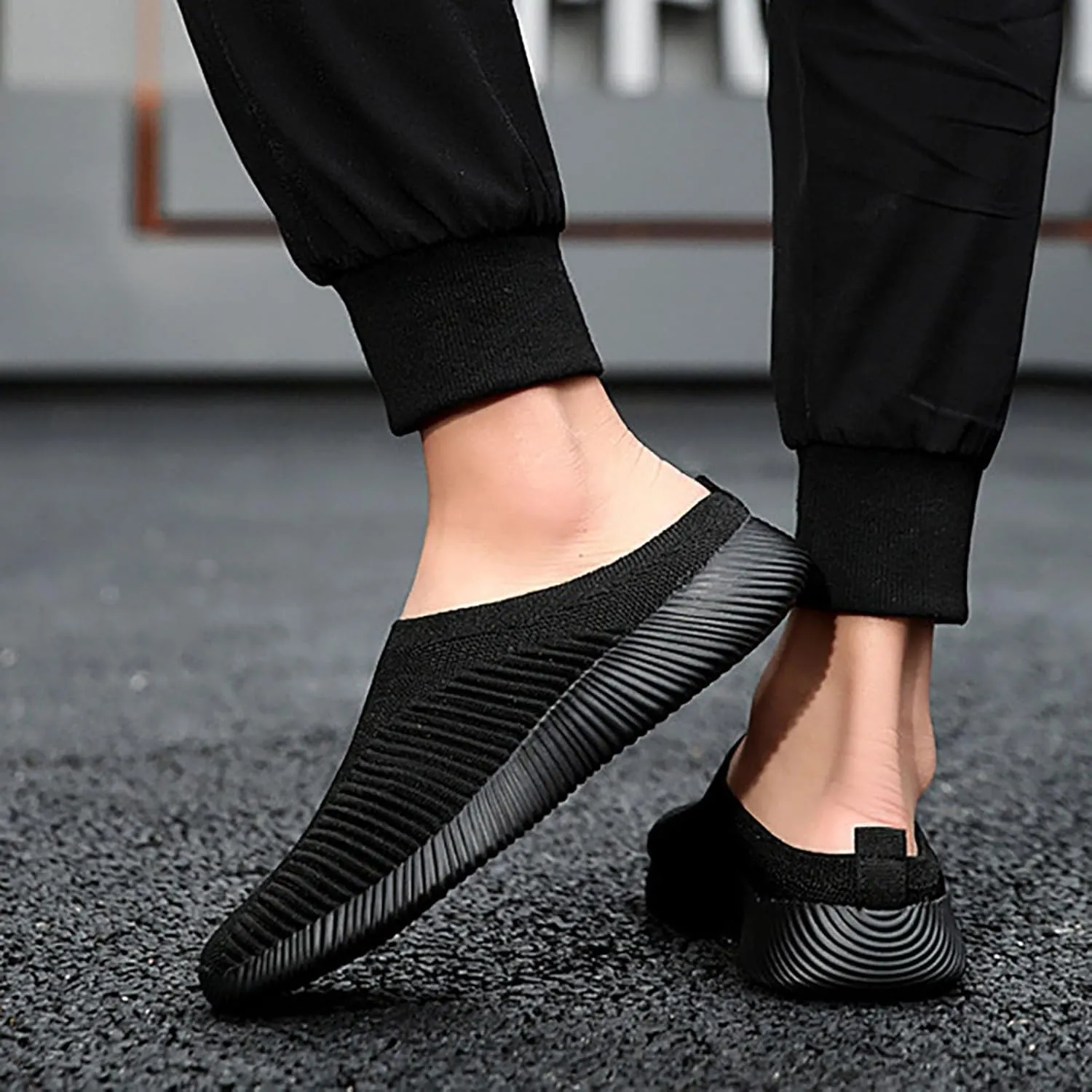 Women's Backless Slip on Mesh Sneakers Shoes Mens Casual Shoes Arch Support Women's Casual Shoes Women Shoes Sneakers White Tennis Shoe Trainers Shoe