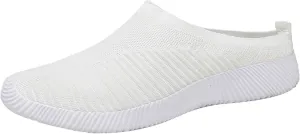 Women's Backless Slip on Mesh Sneakers Shoes Running Shoes for Women High Top White Casual Shoes White Sneakers White Tennis Shoe Loafers Shoe