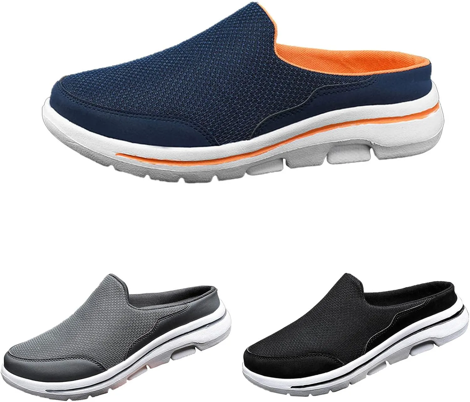 Women's Casual Slip on Half Shoes Breathable Mens Running Shoes Comfortable Dress Casual Shoes Walking Sneakers Tennis Shoe Loafers Dress Shoe