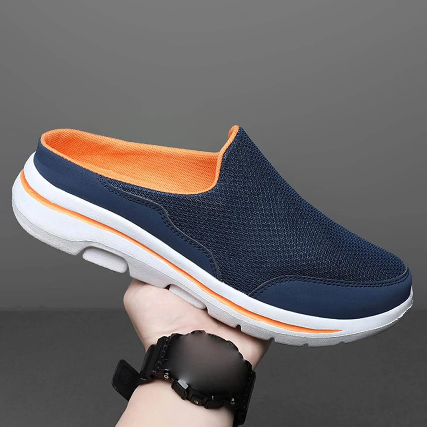 Women's Casual Slip on Half Shoes Breathable Mens Running Shoes Comfortable Dress Casual Shoes Walking Sneakers Tennis Shoe Loafers Dress Shoe