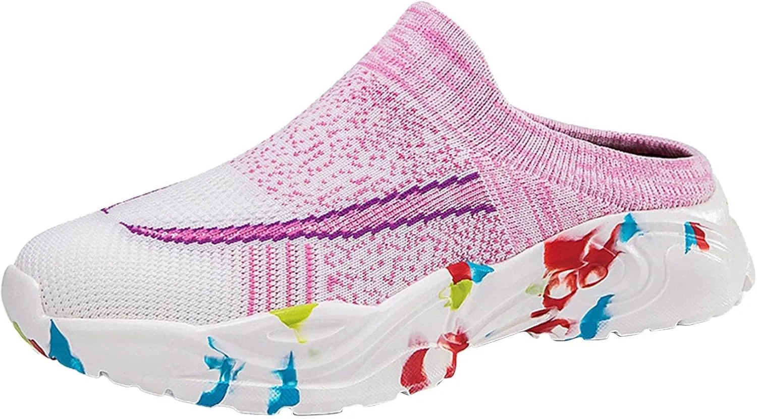 Women's Casual Slip on Half Shoes Breathable Mens Running Shoes Lightweight Casual Work Shoes Men's Fashion Sneakers Platform Tennis Shoe Trainers Shoe