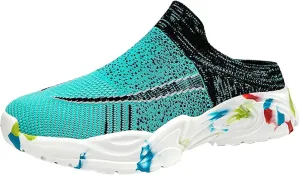Women's Casual Slip on Half Shoes Breathable Mens Running Shoes Lightweight Casual Work Shoes Men's Fashion Sneakers Platform Tennis Shoe Trainers Shoe