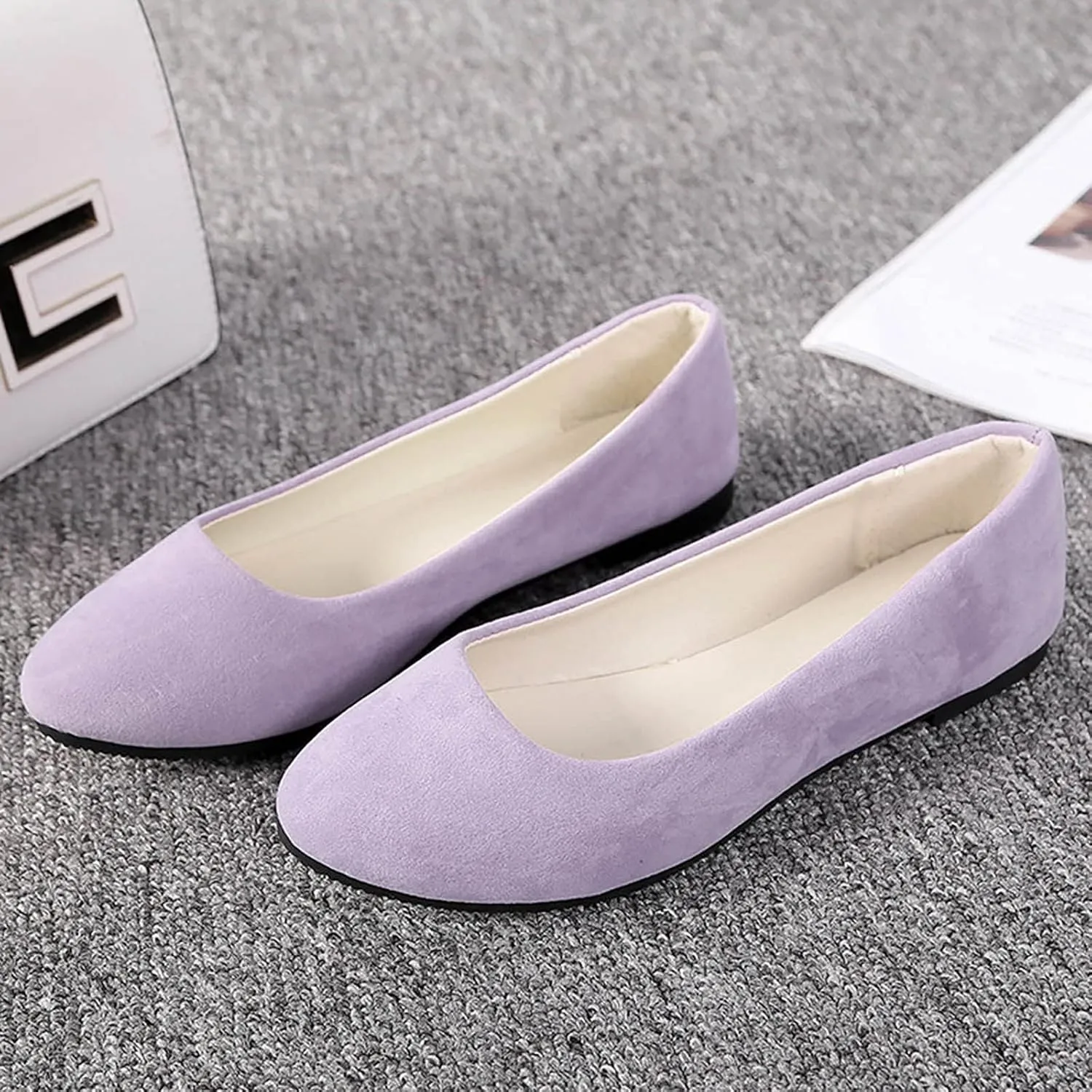 Womens Dress Shoes Low Heel Womens Loafers Comfortable Slip on Non Slip Low Top Casualfashion Casual Comfy Soft Christmas Running Shoes Womens Casual Shoes