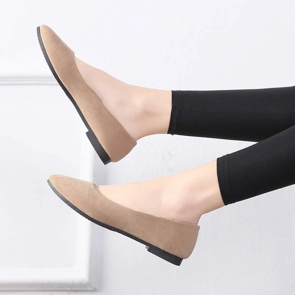 Womens Dress Shoes Low Heel Womens Loafers Comfortable Slip on Non Slip Low Top Casualfashion Casual Comfy Soft Christmas Running Shoes Womens Casual Shoes