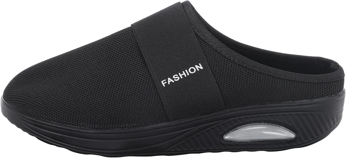 Women's Fashion Sneaker Mesh Slip On Black Non Slip Shoes for Women Comfortable Running Shoes for Women White Loafers Women Womens White Sneaker