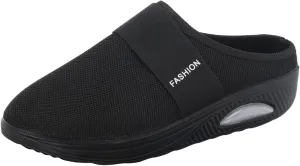 Women's Fashion Sneaker Mesh Slip On Black Non Slip Shoes for Women Comfortable Running Shoes for Women White Loafers Women Womens White Sneaker