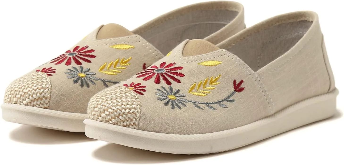 Women's Loafers Casual Slip on Flat Shoes Casual Shoes Women's Comfort Penny Loafers with Arch Support