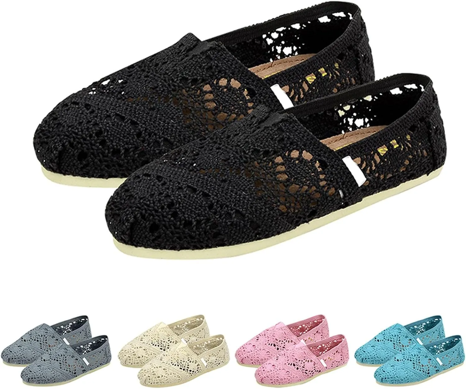 Womens Shoes Casual Walking Sneakers for Women Loafers for Women Dressy Comfortable and Soft Lightweight Christmas Shoes for Women Round Toe Flats Comfortable