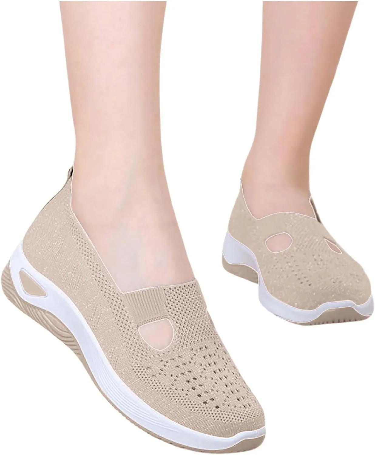 Womens Shoes Casual White Sneakers Men Loafers for Women Wide Fashion Casual Comfy Soft Christmas Sneakers for Women Comfortable & Lightweight