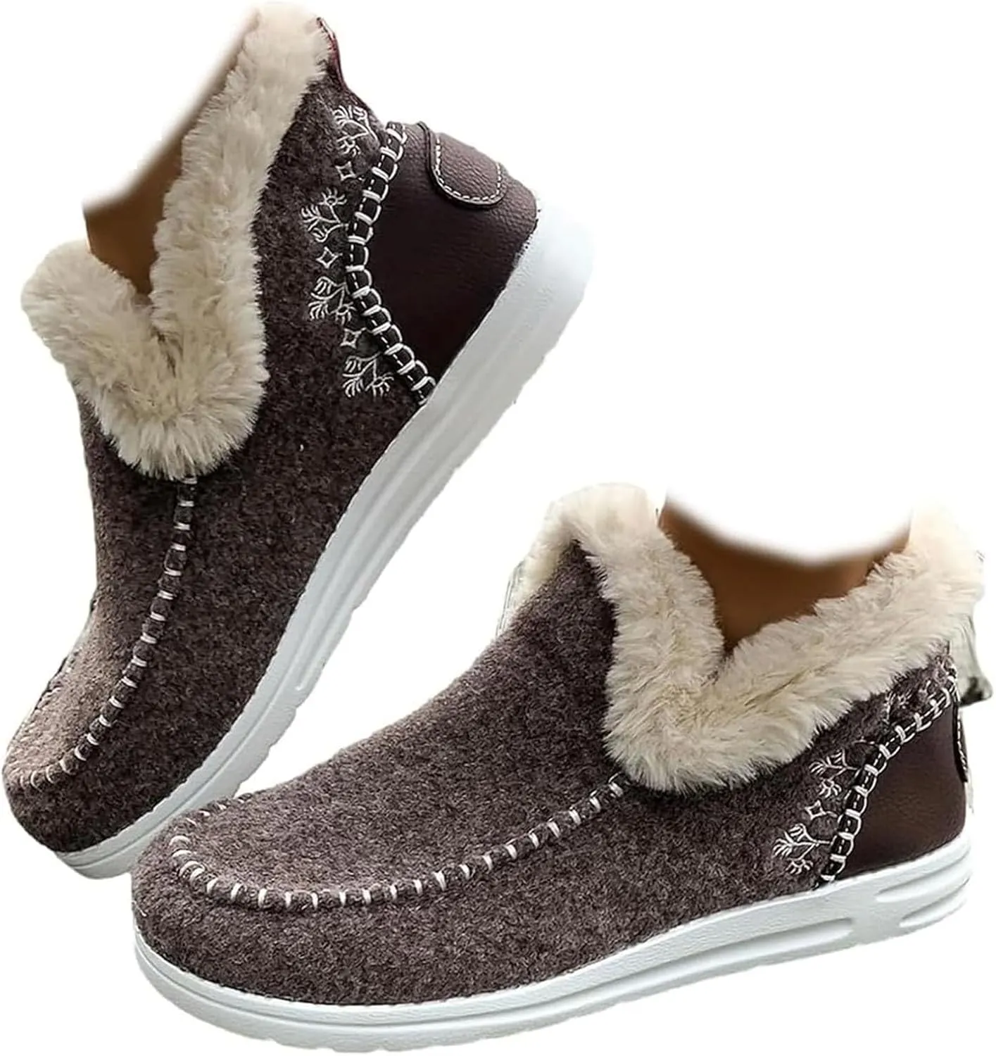 Womens Shoes Casual Women's Fashion Sneakers Slip On Loafers for Women Dressy Fashion Casual Comfy Soft Christmas Print Shoes Women Comfort Cute Casual Slip On Lightweight