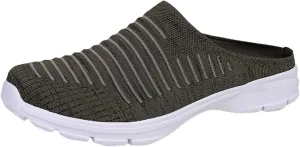 Women's Slip-on Mule Sneakers Lightweight Womens Running Shoes Lightweight Casual Shoes for Fall Black Platform Sneaker Platform Tennis Shoe Loafers Casual Slip On