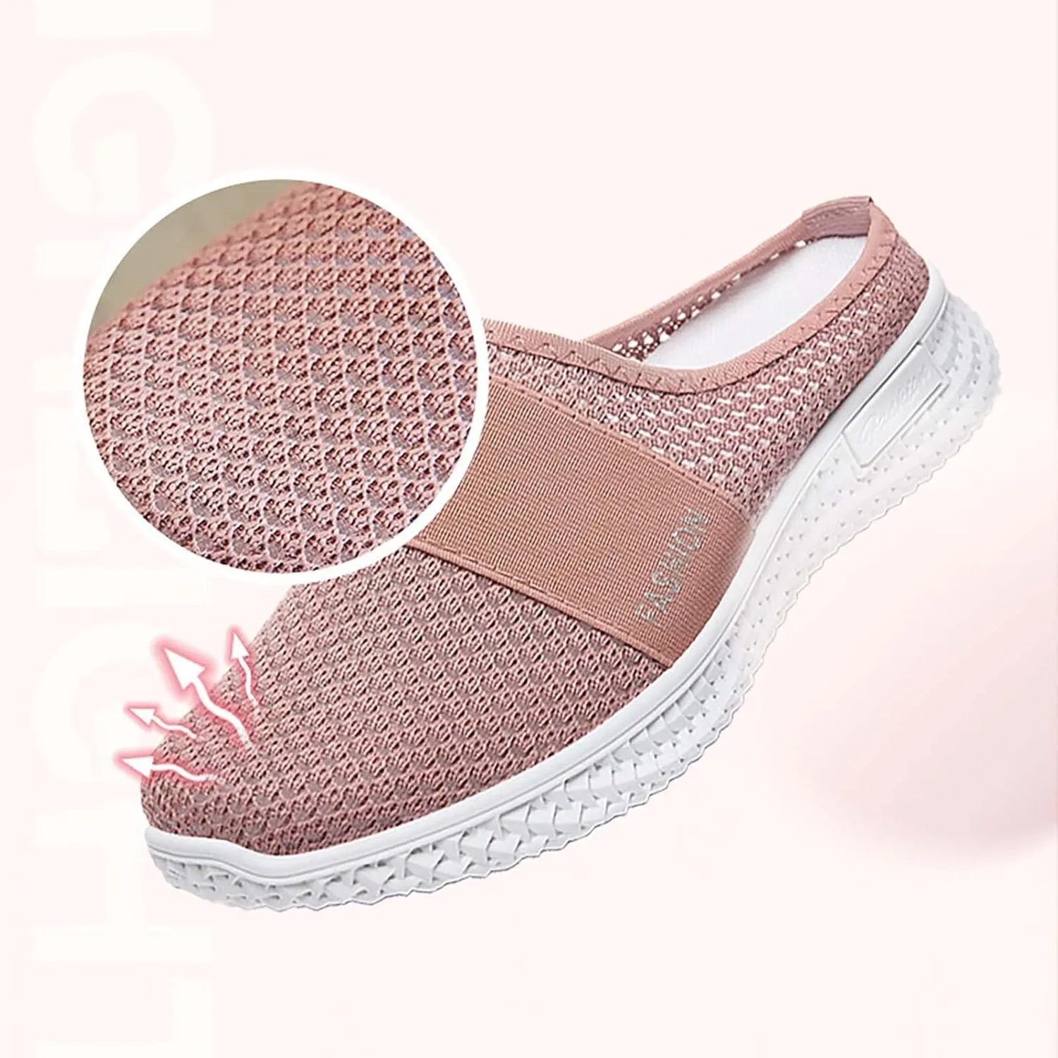 Women's Slip-On Orthopedic Arch Support Backless Mens Running Shoes Loafers Slip On Shoes Casual Men's Fashion Sneakers Brown Tennis Shoe White Loafers