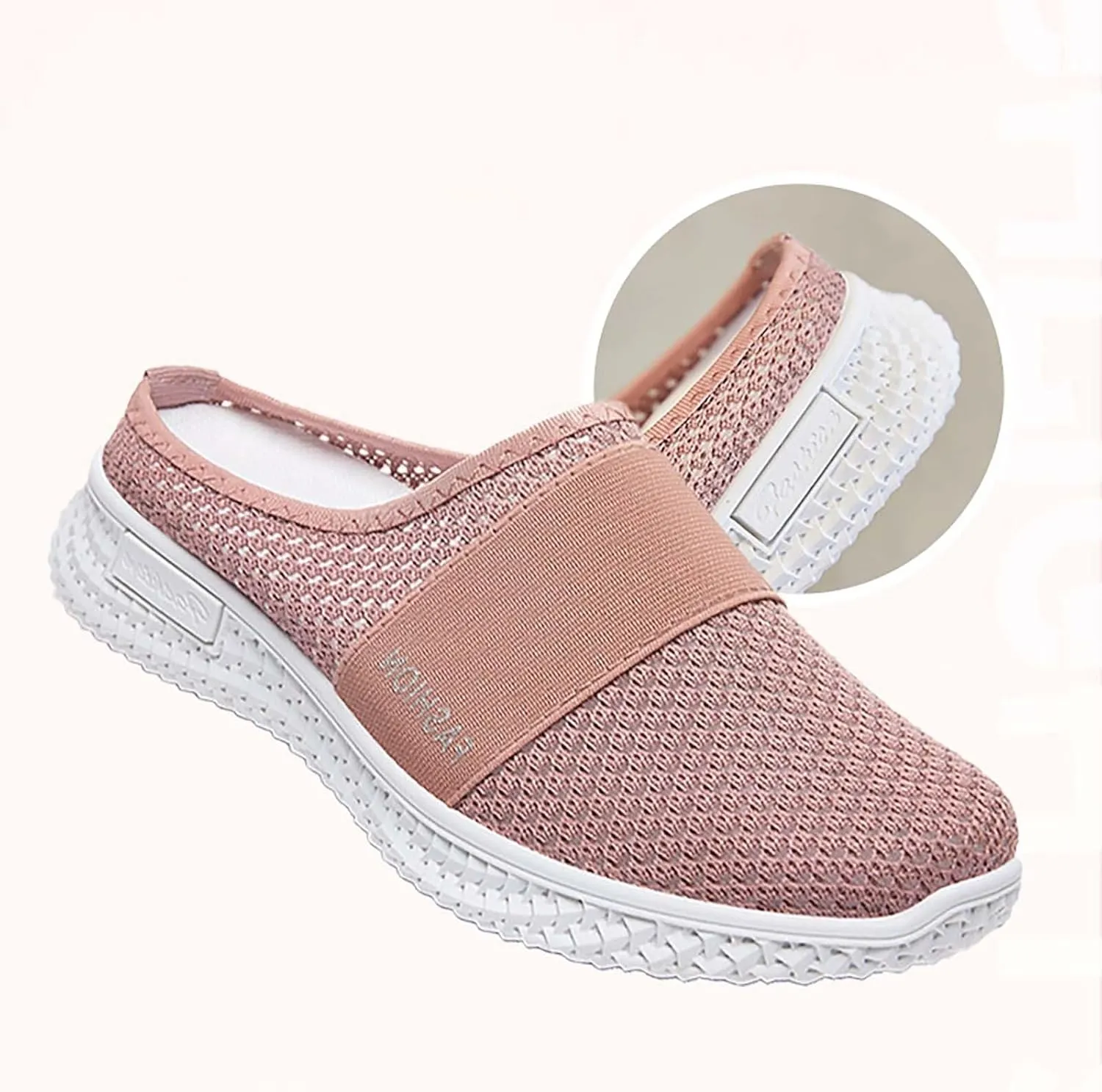Women's Slip-On Orthopedic Arch Support Backless Mens Running Shoes Loafers Slip On Shoes Casual Men's Fashion Sneakers Brown Tennis Shoe White Loafers