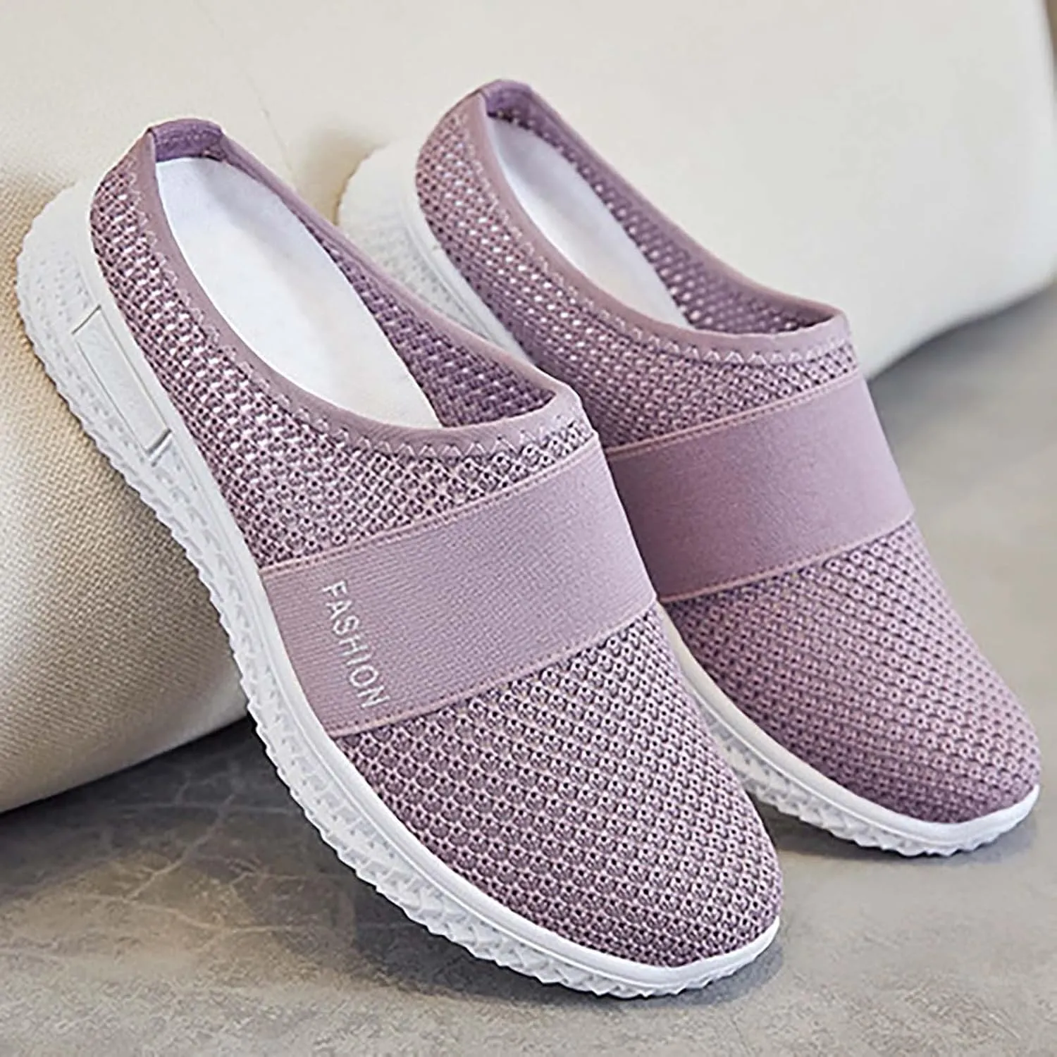 Women's Slip-On Orthopedic Arch Support Backless Mens Running Shoes Loafers Slip On Shoes Casual Men's Fashion Sneakers Brown Tennis Shoe White Loafers