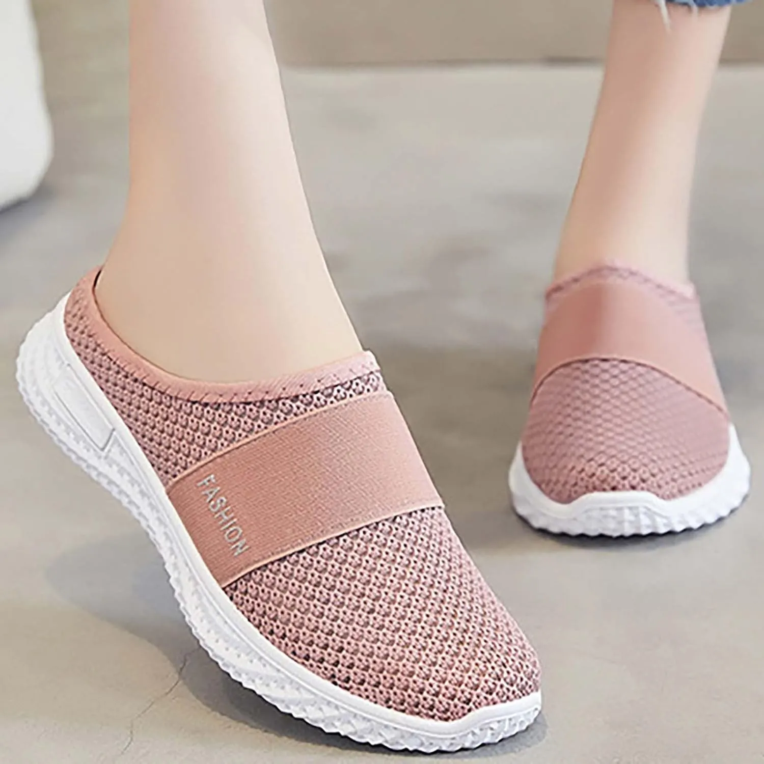 Women's Slip-On Orthopedic Arch Support Backless Mens Running Shoes Loafers Slip On Shoes Casual Men's Fashion Sneakers Brown Tennis Shoe White Loafers