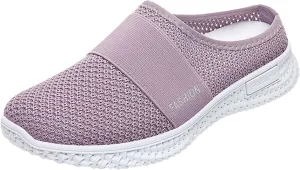 Women's Slip-On Orthopedic Arch Support Backless Mens Running Shoes Loafers Slip On Shoes Casual Men's Fashion Sneakers Brown Tennis Shoe White Loafers