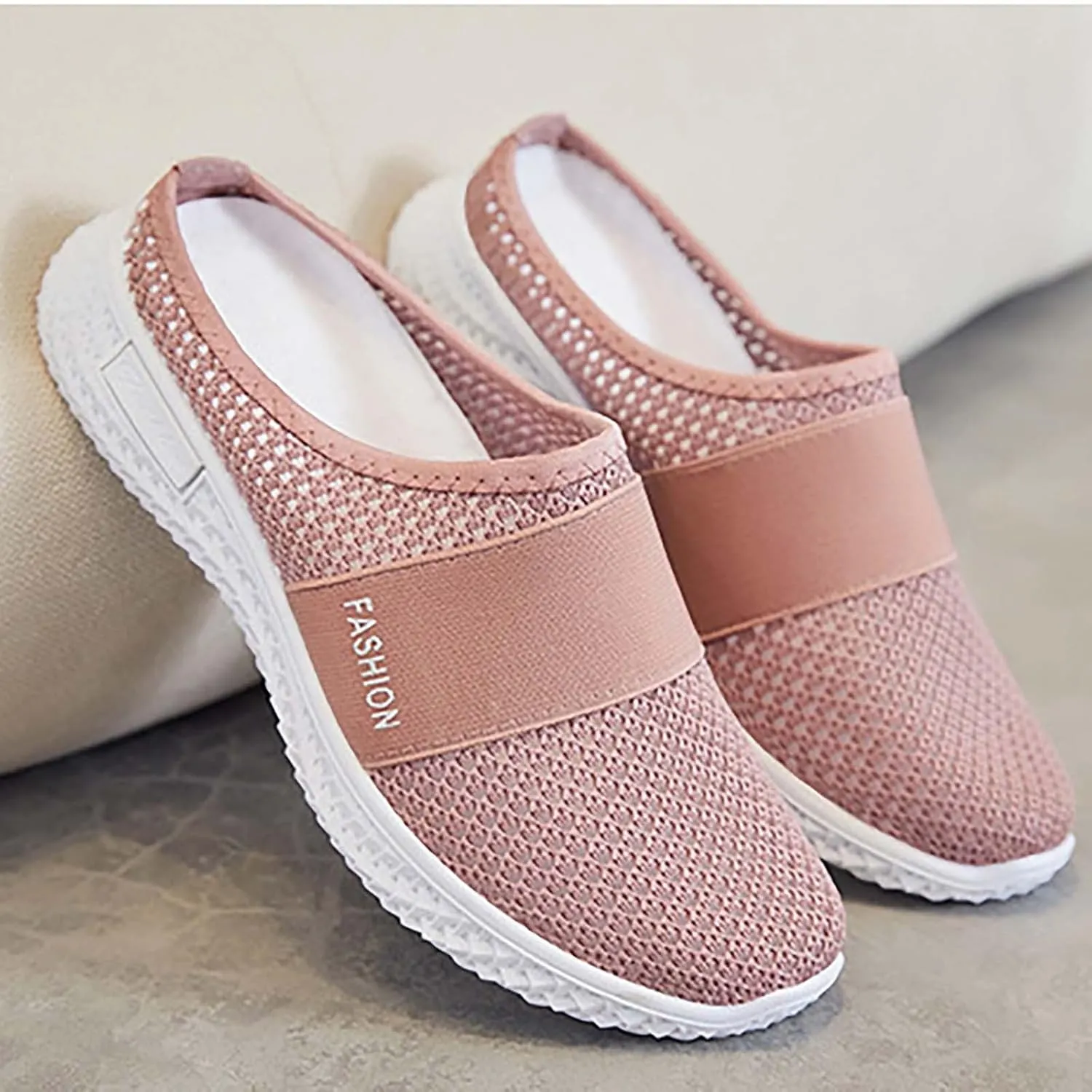 Women's Slip-On Orthopedic Arch Support Backless Mens Running Shoes Loafers Slip On Shoes Casual Men's Fashion Sneakers Brown Tennis Shoe White Loafers