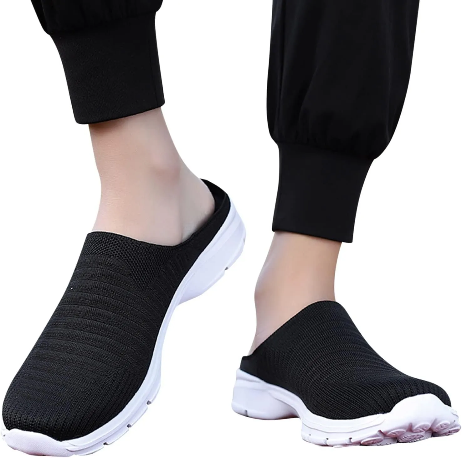 Women's Slip-On Orthopedic Arch Support Backless Running Shoes for Men Walking Dress Casual Shoes Walking Sneakers Waterproof Tennis Shoe Loafers Dress Shoe